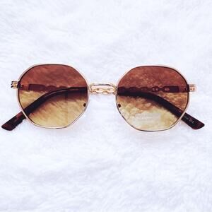 Phoebe Brown Geometric Sunglasses